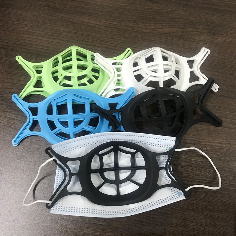3D Face Mask Bracket Silicone Holder Inner Support Breathing Assist