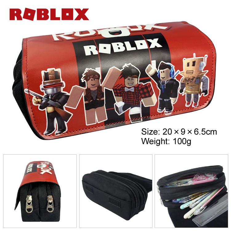 Student Game Red Roblox 3d Cartoon Pattern Pencil Case Gifts - gryffindor robe from harry potter roblox