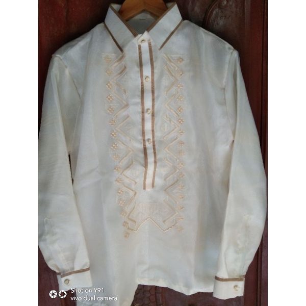 BARONG TAGALOG WITH LINING COMPUTERIZED EMBROIDERY | Shopee Philippines