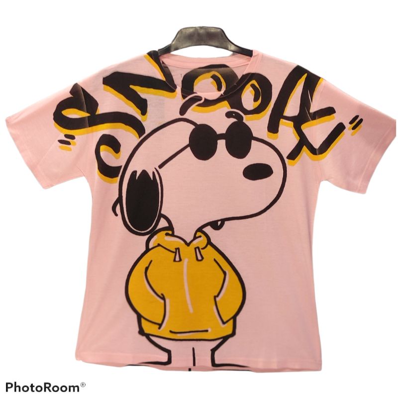Character Tops Printing Pictures Of Adult Female Snoopy | Shopee ...
