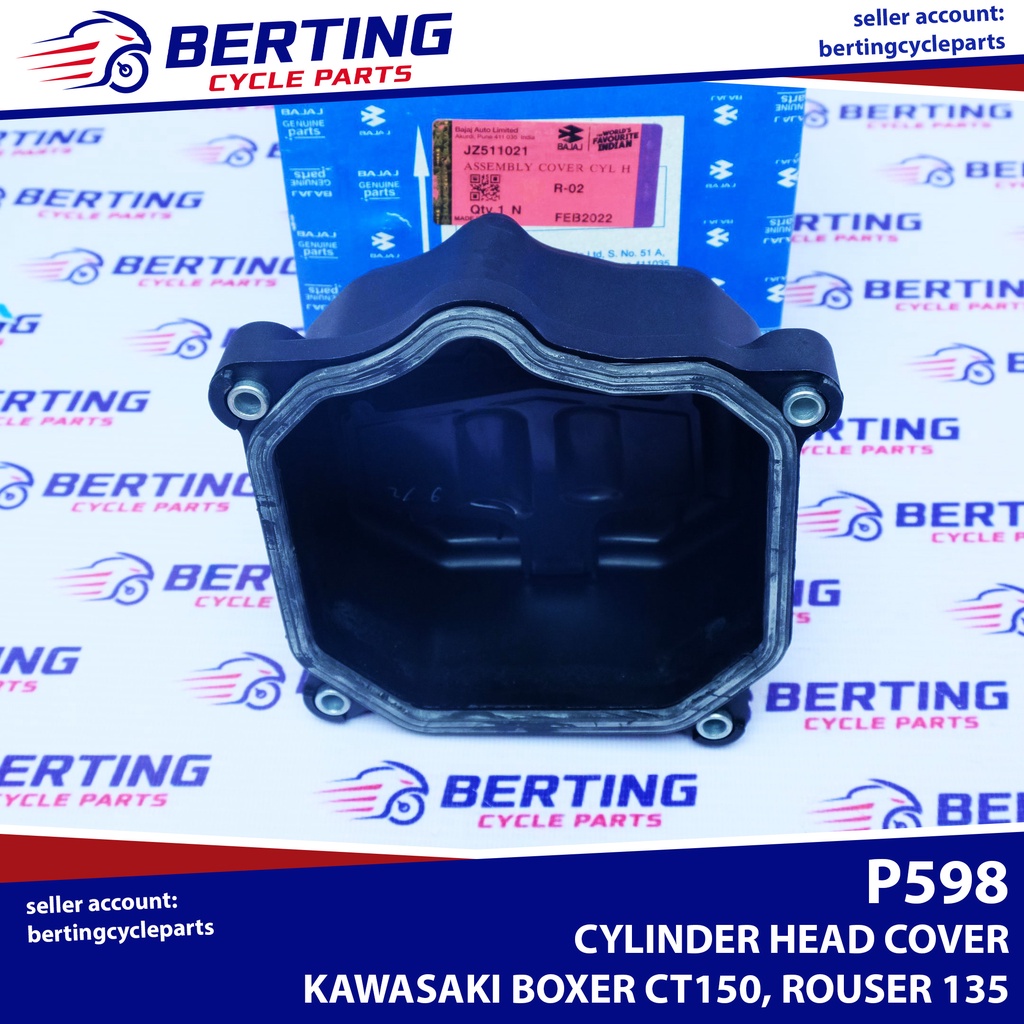 COVER CYLINDER HEAD W/ GASKET Rouser 135 Boxer CT150 Genuine JZ511021 ...
