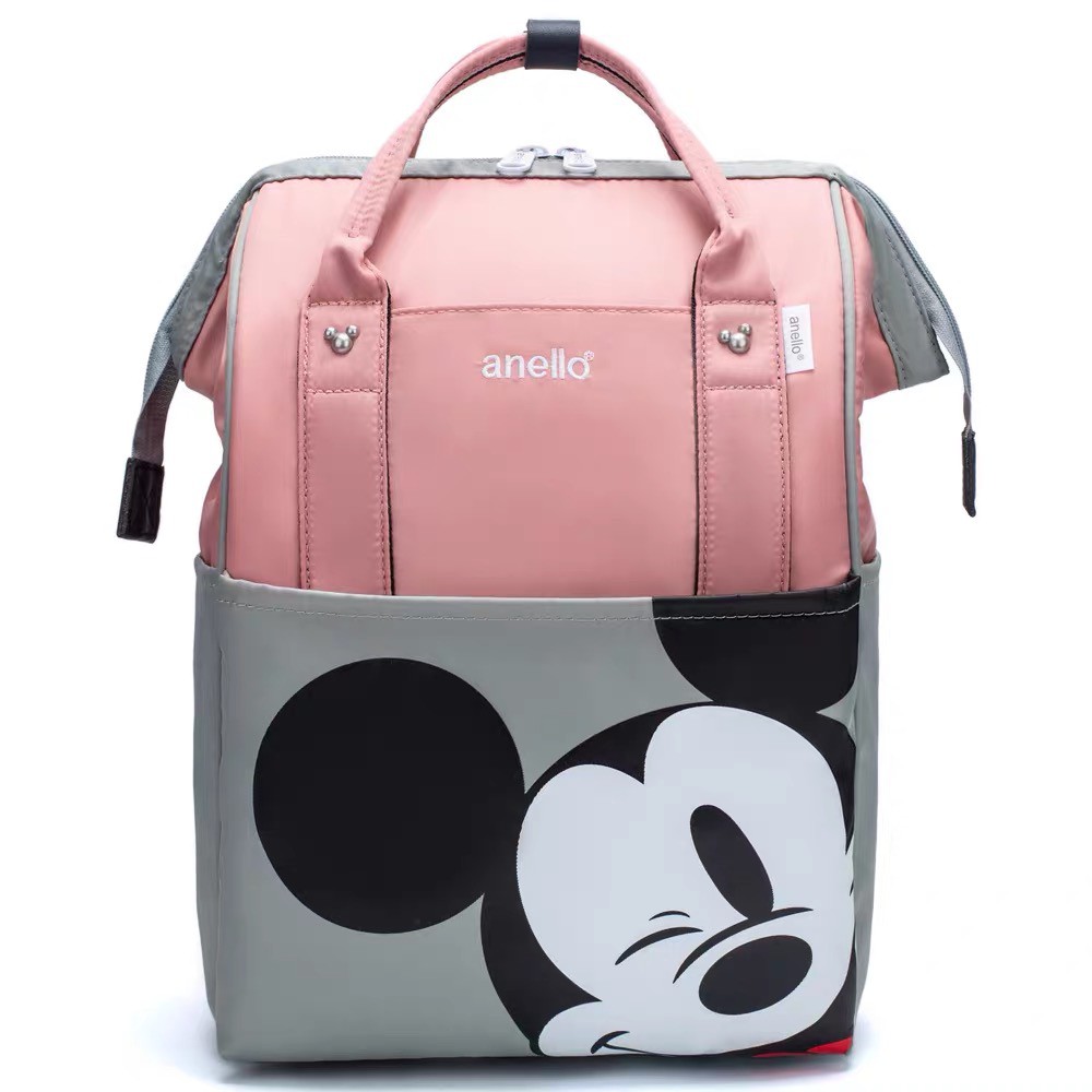 Flagship anello mickey mouse Nylon waterproof backpackL661 Shopee
