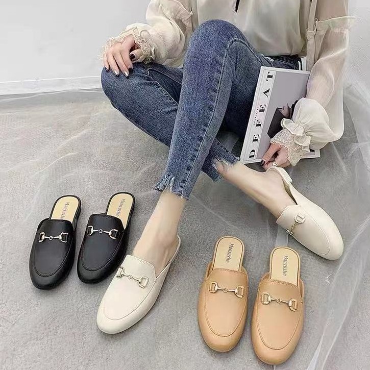 ins NEW Sandals Loafer Style Fashion for Women #8088 | Shopee Philippines