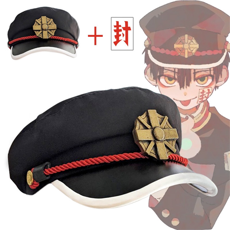 Jibaku Shounen Hanako-kun Cosplay Hat Navy Style Cap ...