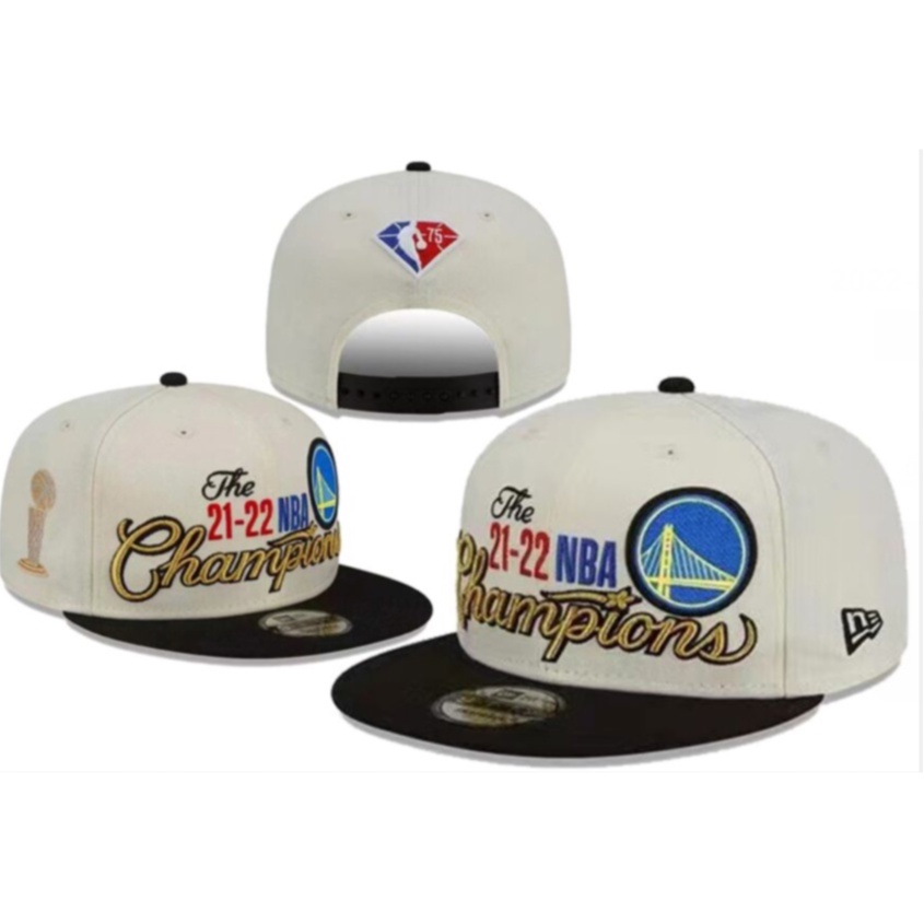 2022 NBA Championship Cap Golden State Warriors Flat Brim Cap Western ...