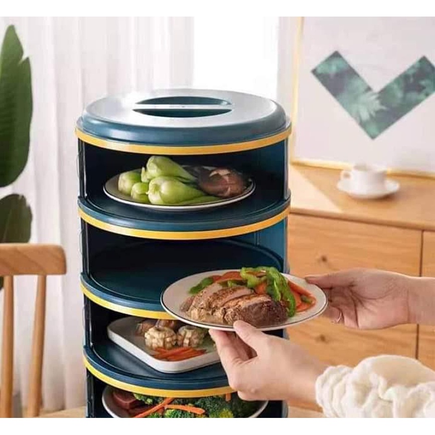 5 Layer Household Multi-layer Food Storage Box Anti-flies Insulation food keeper #4