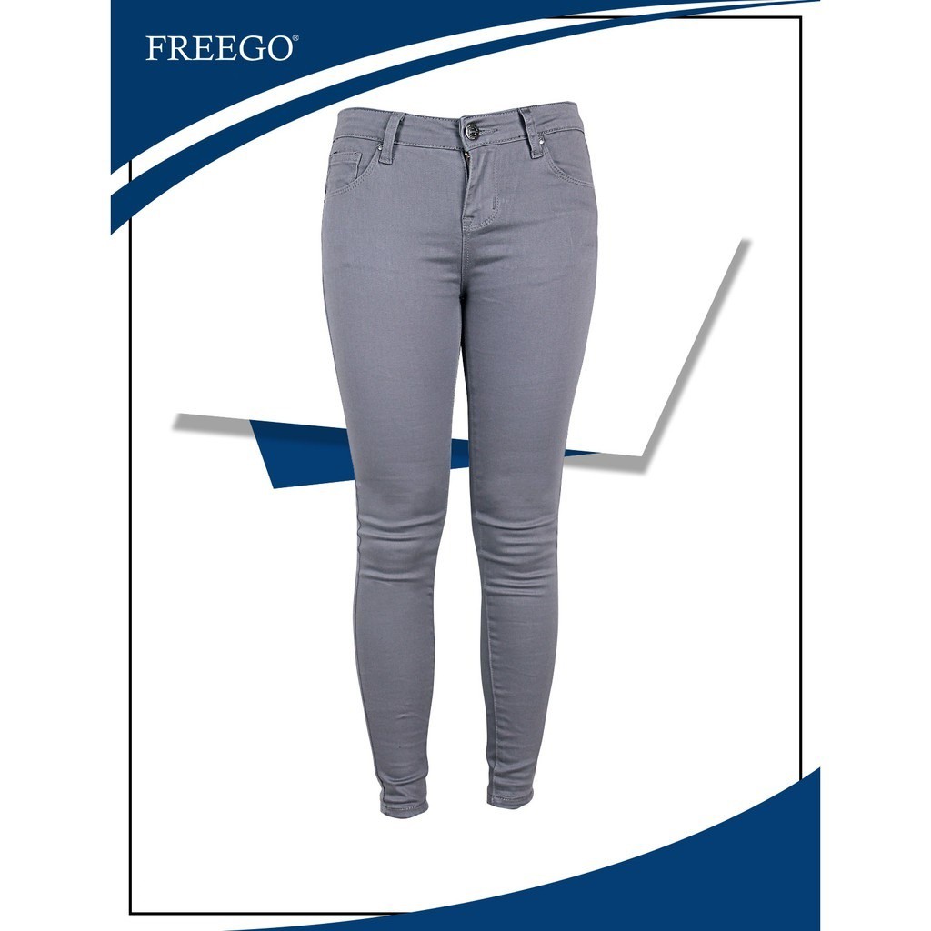 women's gray skinny pants