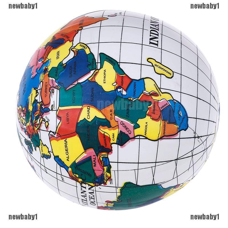 30CM Inflatable Globe World Map Balloon Beach Ball Maskdoo Educational Beach Playing Toy Kids Geography Educational Toys Gift 