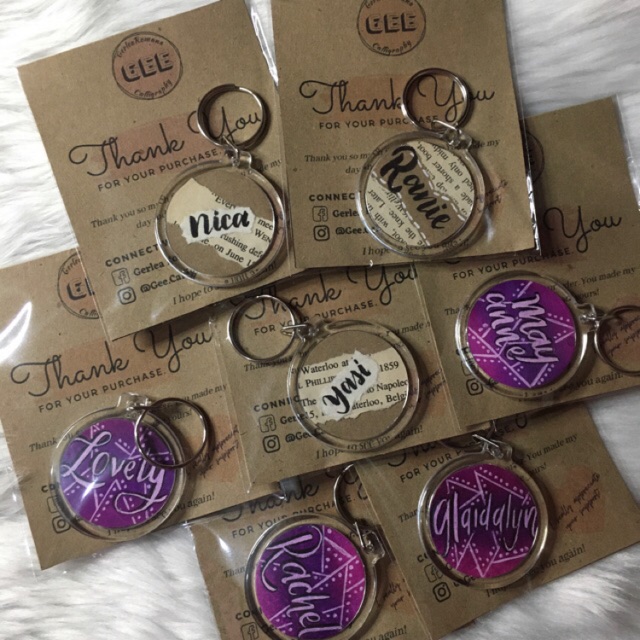Personalized Keychain Shopee Philippines