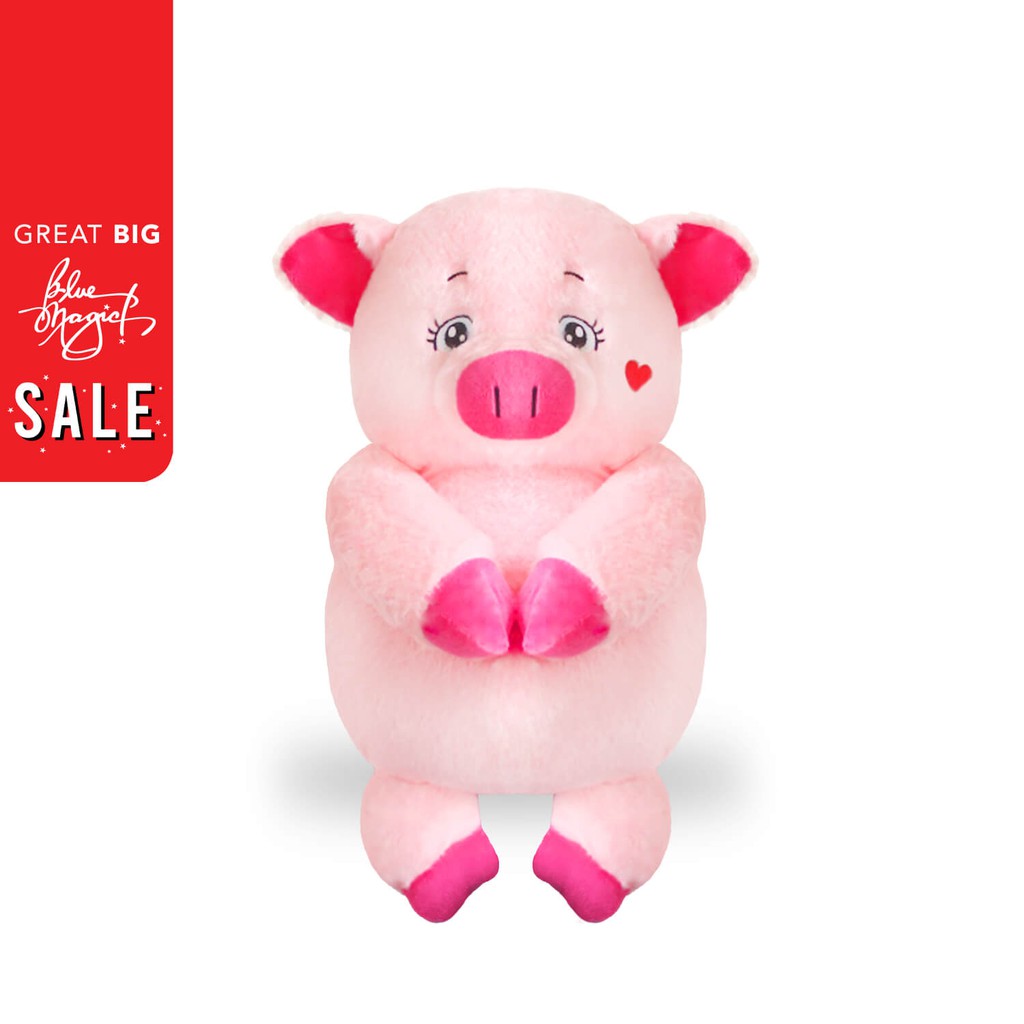 piggy stuffed toy blue magic