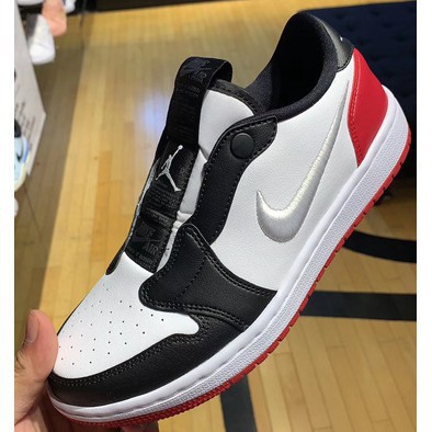 Nike Air Jordan 1 Low Black Toe Slip On Authentic Quality Shopee Philippines