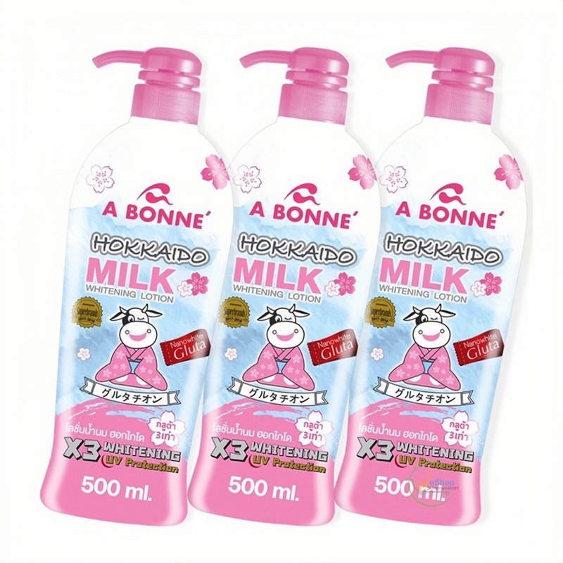 ORIGINAL ABONNE Hokkaido Milk Whitening Lotion Thailand Skin Care