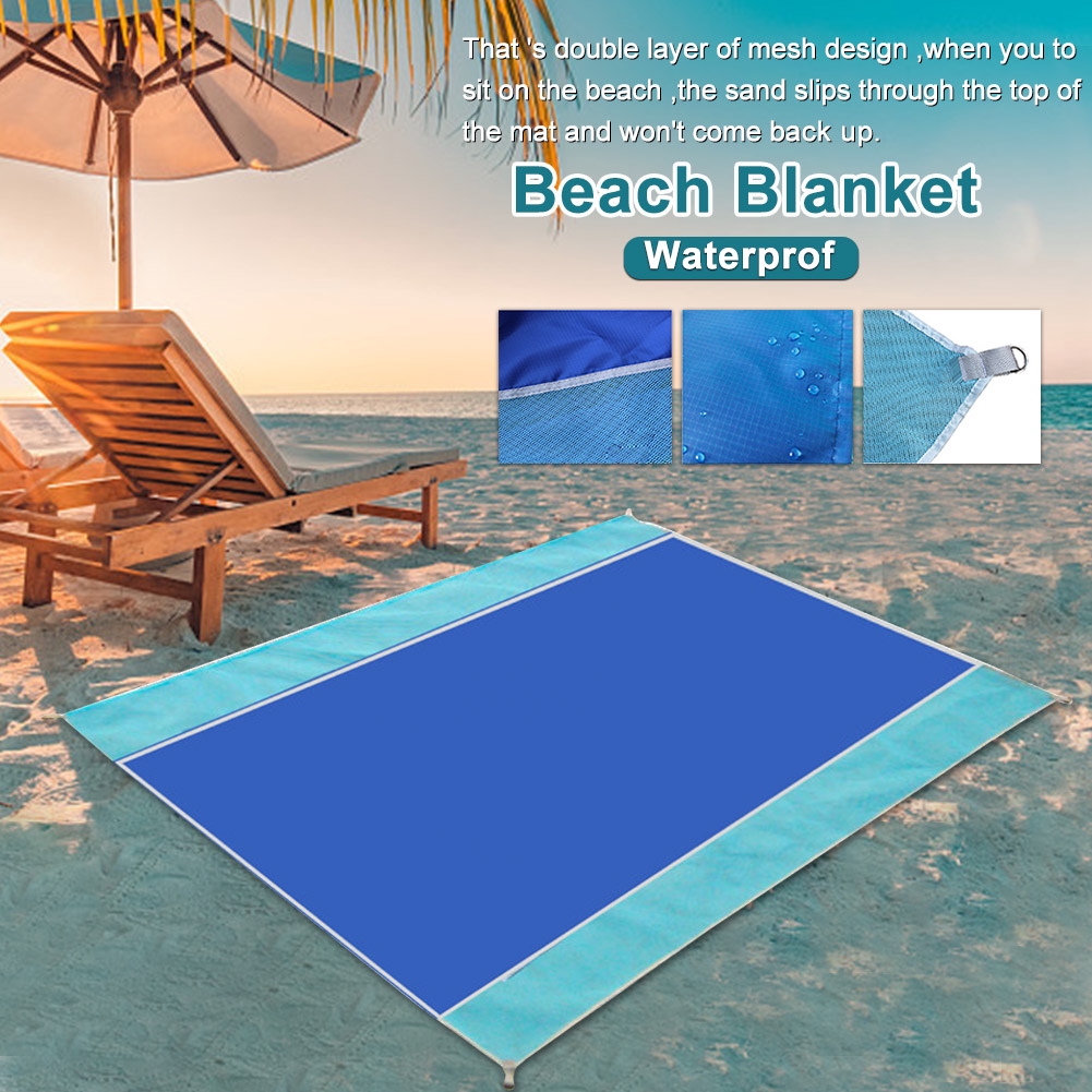 mesh beach blanket