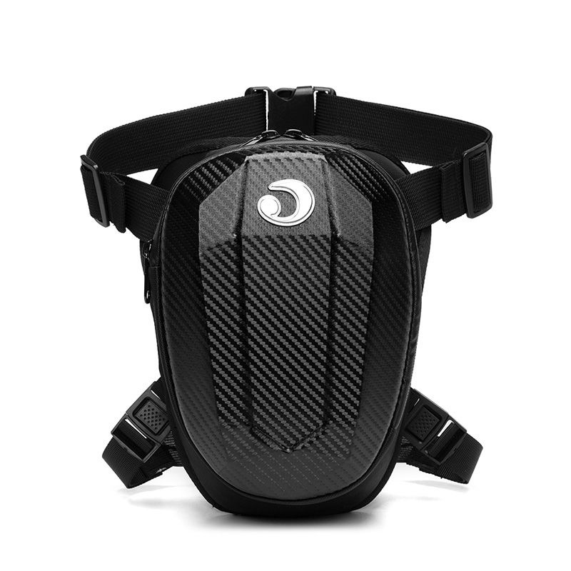 Carbon Motorcycle Riding Leg Bag EVA Motorcycle Equipment Waterproof
