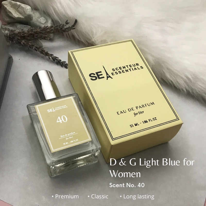 Scent 40 DG Light blue for Women 55ML Premium Oil based Perfume for ...