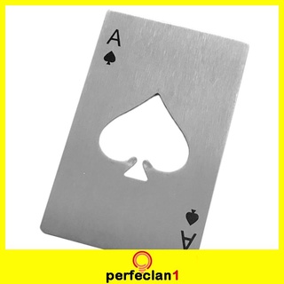 [perfeclan1]Playing Card Ace of Spades Poker Bar Soda Stainless Beer Bottle Cap Opener #3
