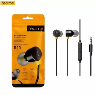 Realme R20 Earphone 3.5mm In-ear Universal Headset Magnetic
