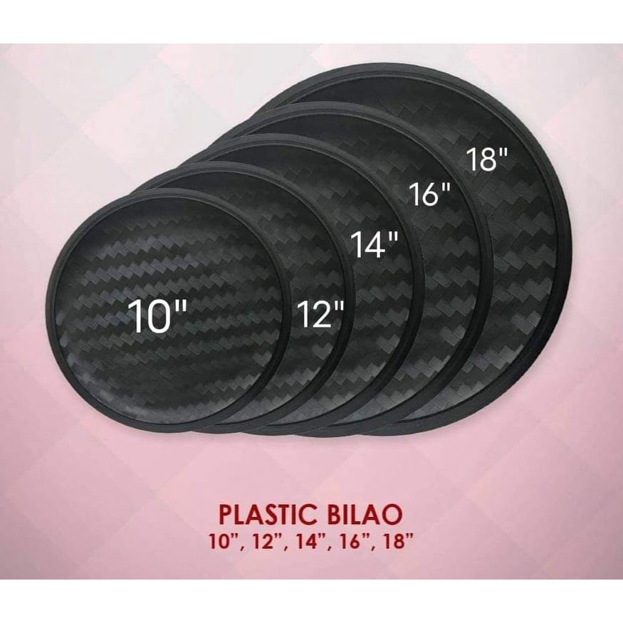 plastic bilao black 10 1pc Shopee Philippines