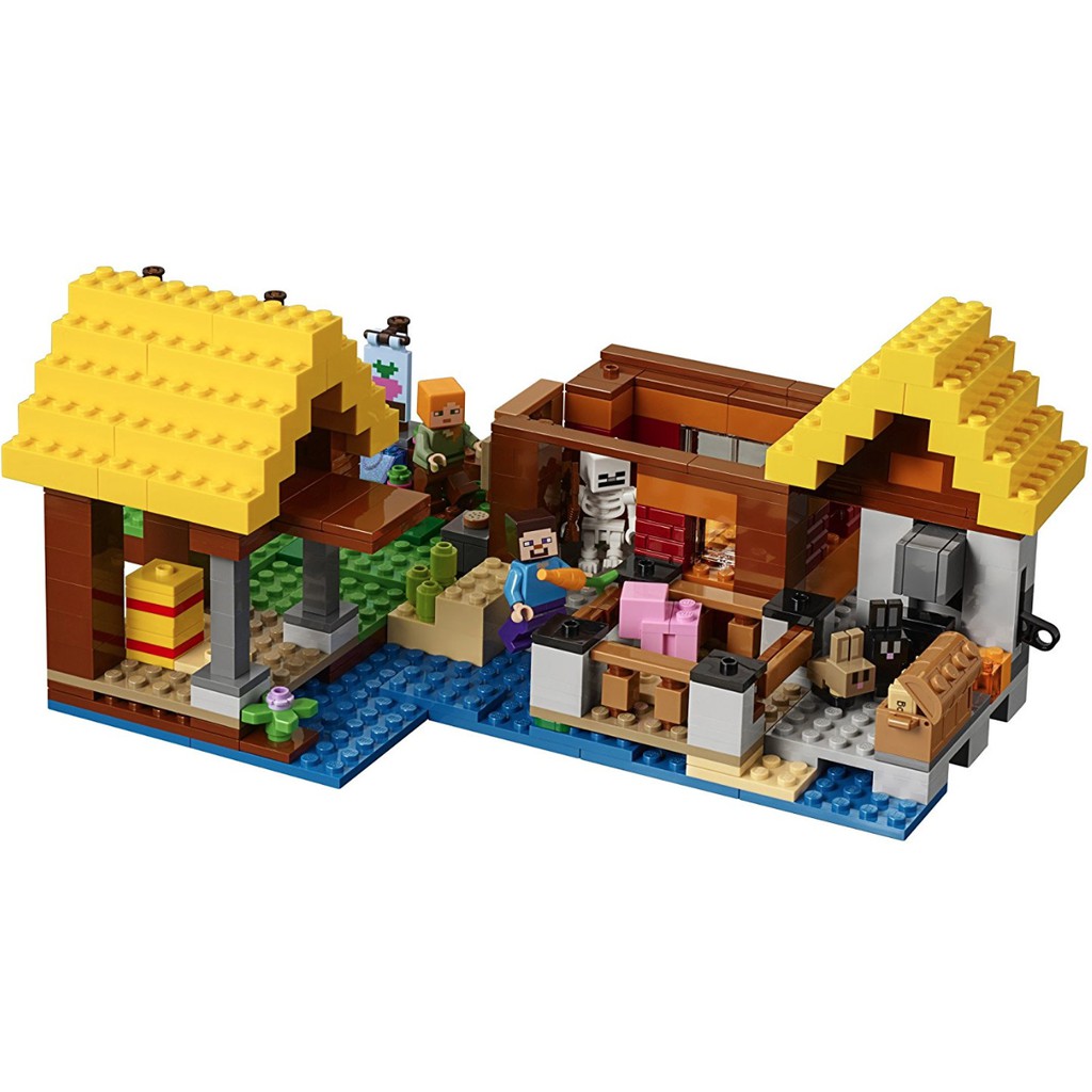 lego minecraft farm cottage 21144