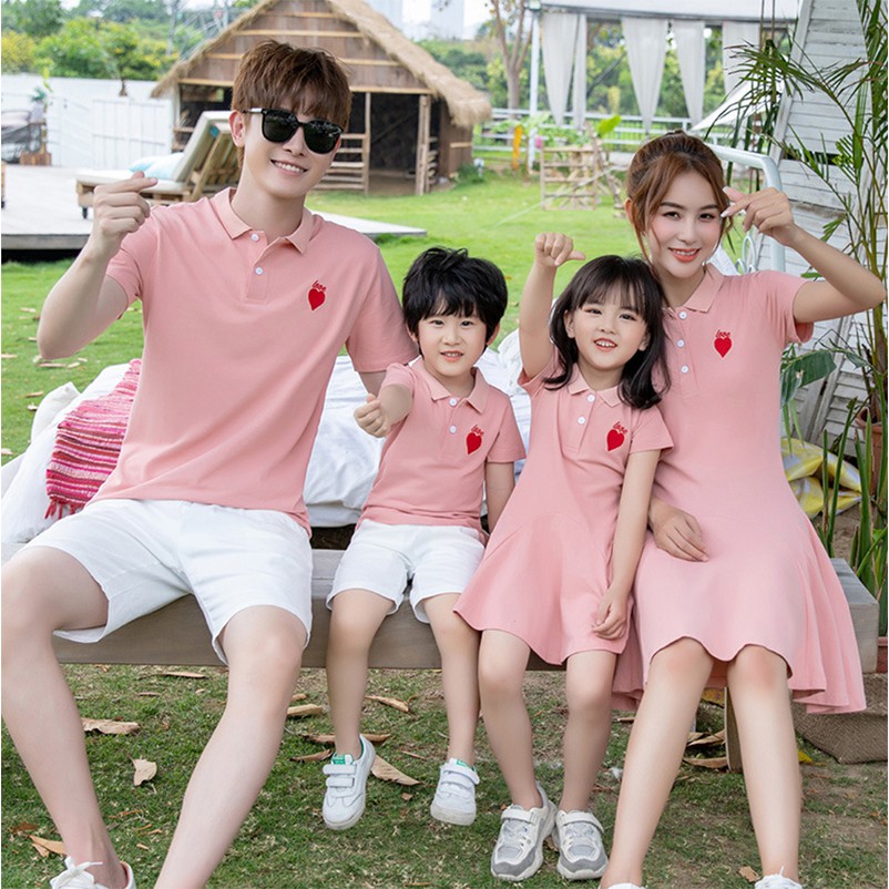 matching polo outfits for family