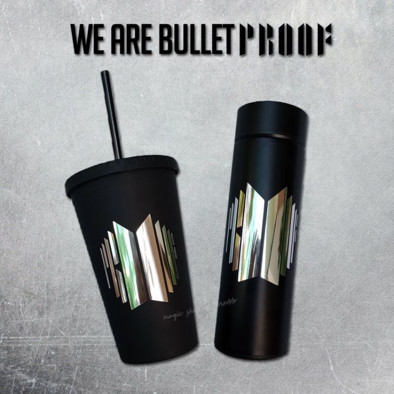 BTS Proof Acrylic Tumbler and Vacuum Flask (Fanmade) Shopee Philippines
