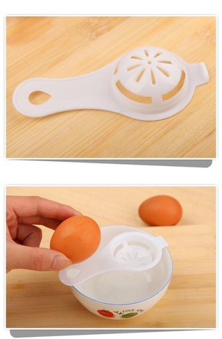 HEKKAW Egg White Yolk Seperator Divider Sifting Holder Tools Kitchen Accessory #4