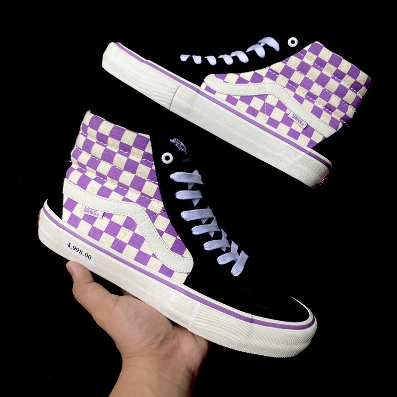 vans pro checkered