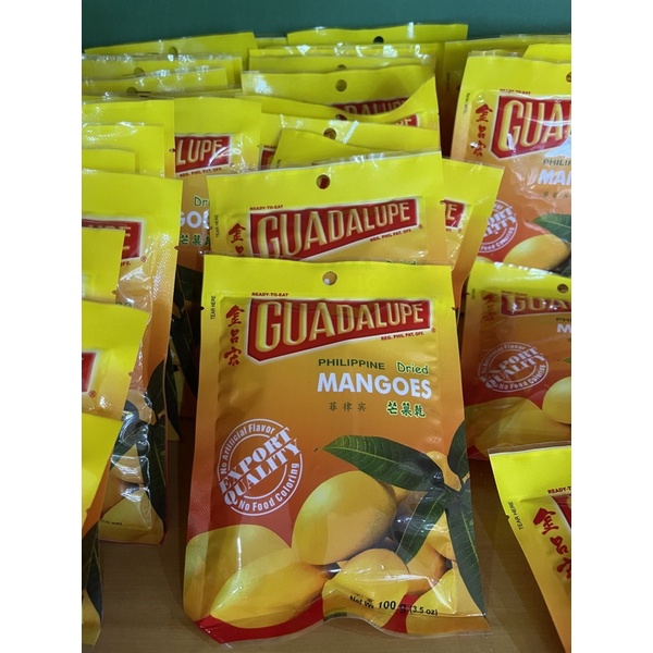 Guadalupe Dried Mangoes Slice in Cebu 100 grams Shopee Philippines