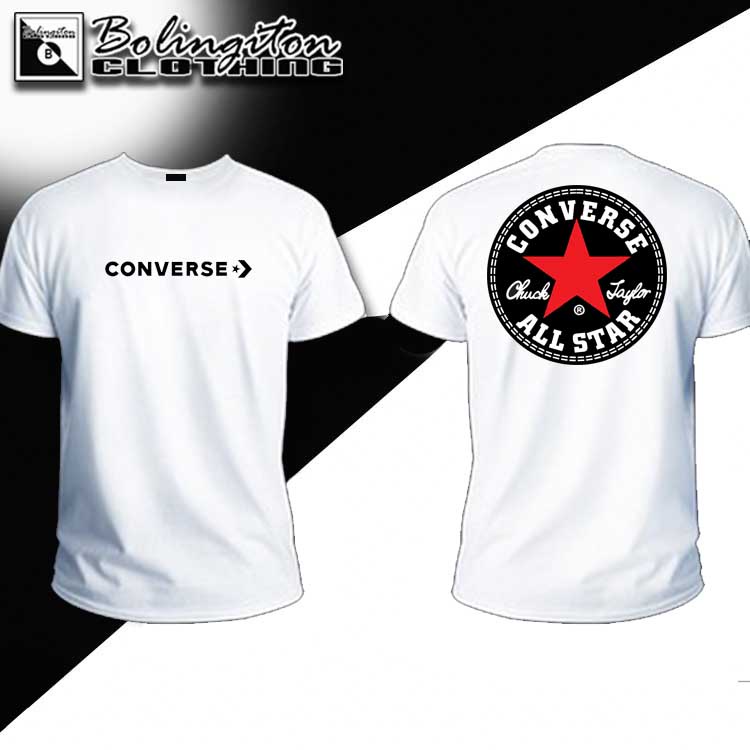 Converse Tshirt vinyl Print Good Quality