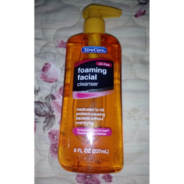 xtra care foaming facial cleanser