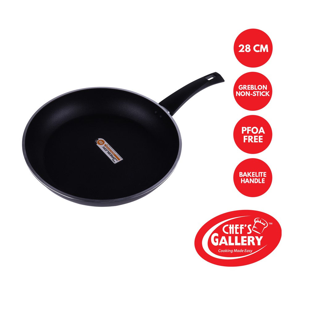 Chef's Gallery Greblon NonStick C2 Frying Pan 28cm Bakelite Handle