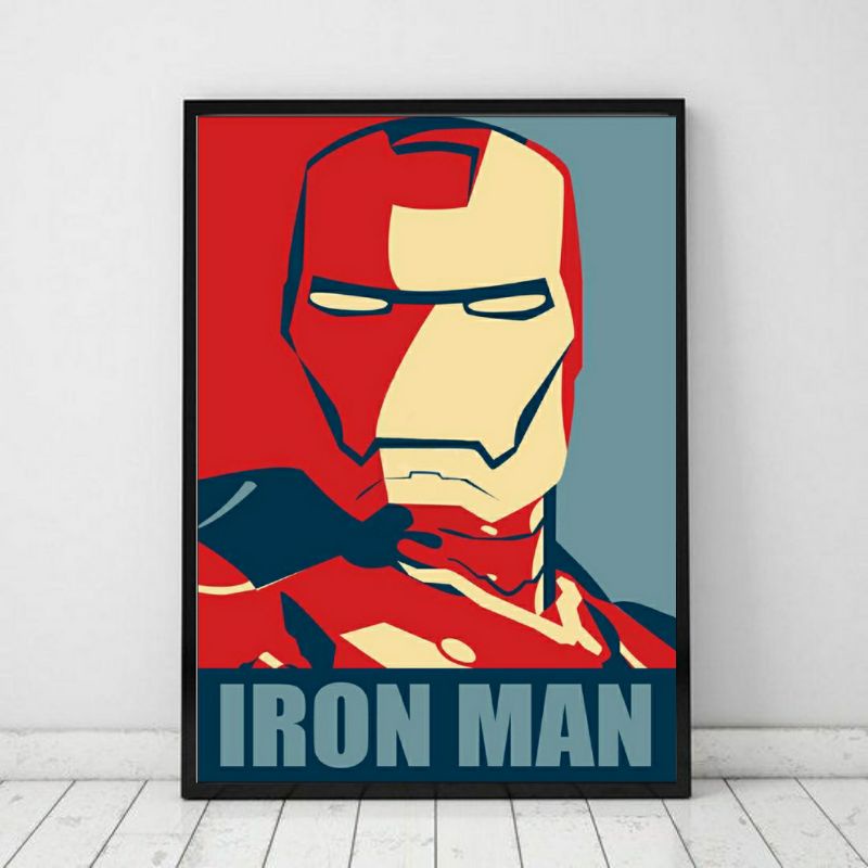 ironman wall retro poster a3 size | Shopee Philippines