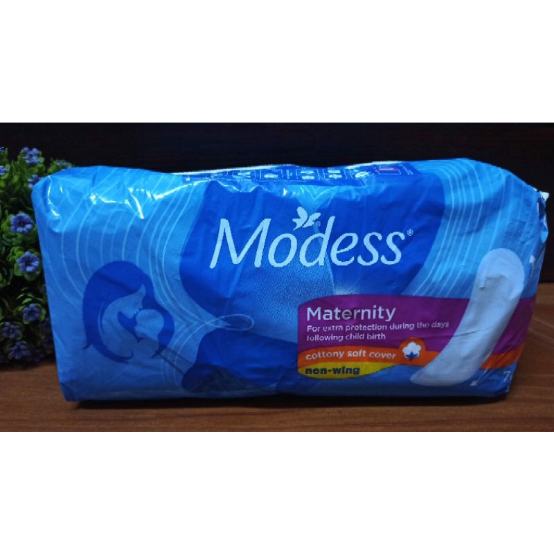 2022 Modess Maternity Pads(nonwing)7pads per pack Shopee Philippines