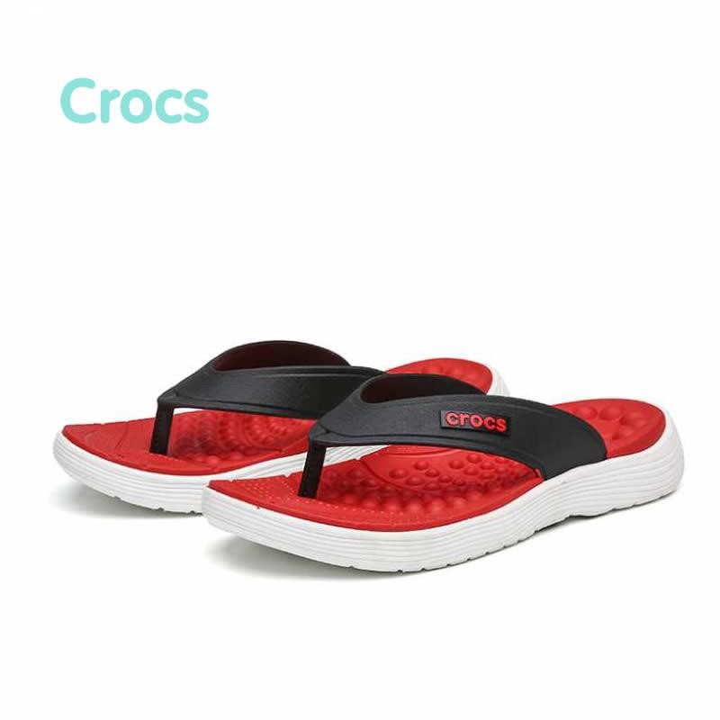 crocs v shape slippers