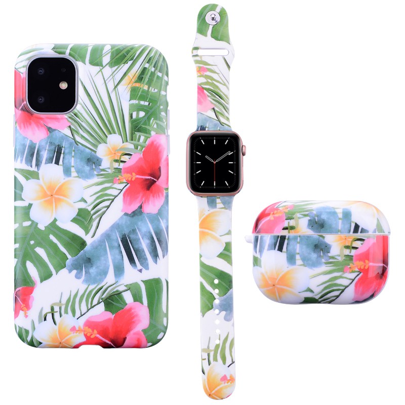 Green Leaf And Safflower For Iphone 12 Mini Case 11 Pro