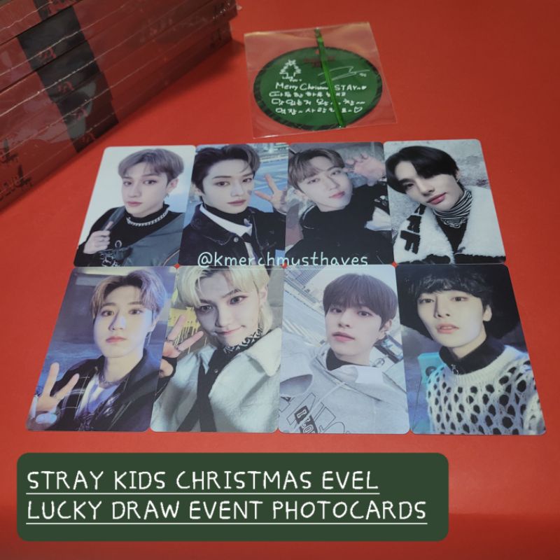 Stray kids christmas evel album photocards