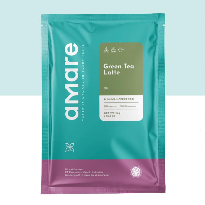 Amare Green Tea Latte Powder Drink Fast Beverage 1 Kg Shopee Philippines