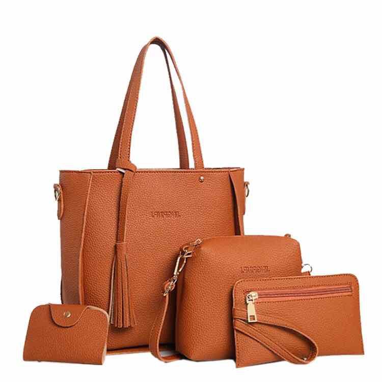 Korean bag 4 in 1 wonen bag shoulder bag backpacks bag(COD) Shopee