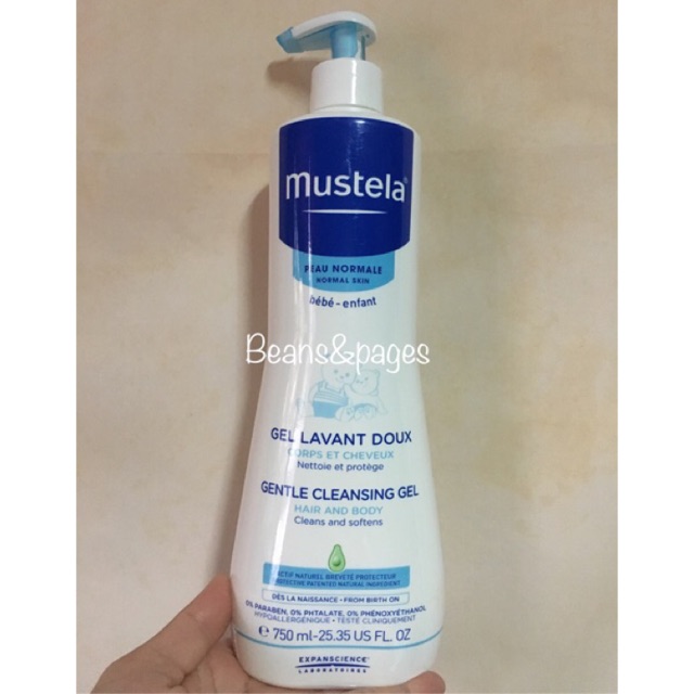 mustela gentle cleansing gel 200ml