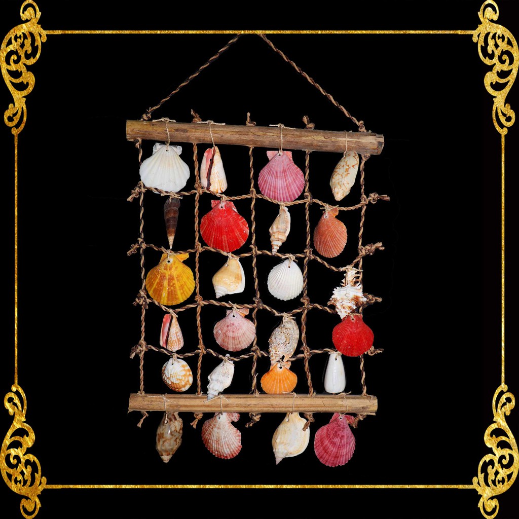 Seashell Curtain | Seashell Wreath | Seashell Ladder | 4 x 5 Inches ...