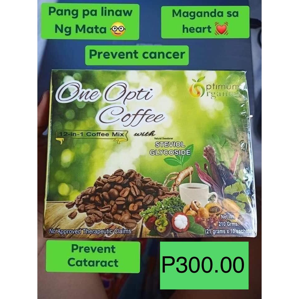 ONE OPTI COFFEE (12 in 1 Coffe Mix) Shopee Philippines