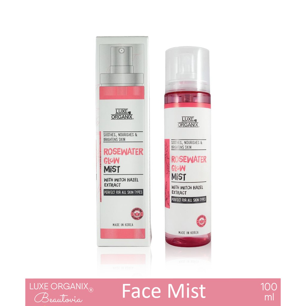 Luxe Organix Rosewater Glow Facial Mist 100ml Shopee Philippines