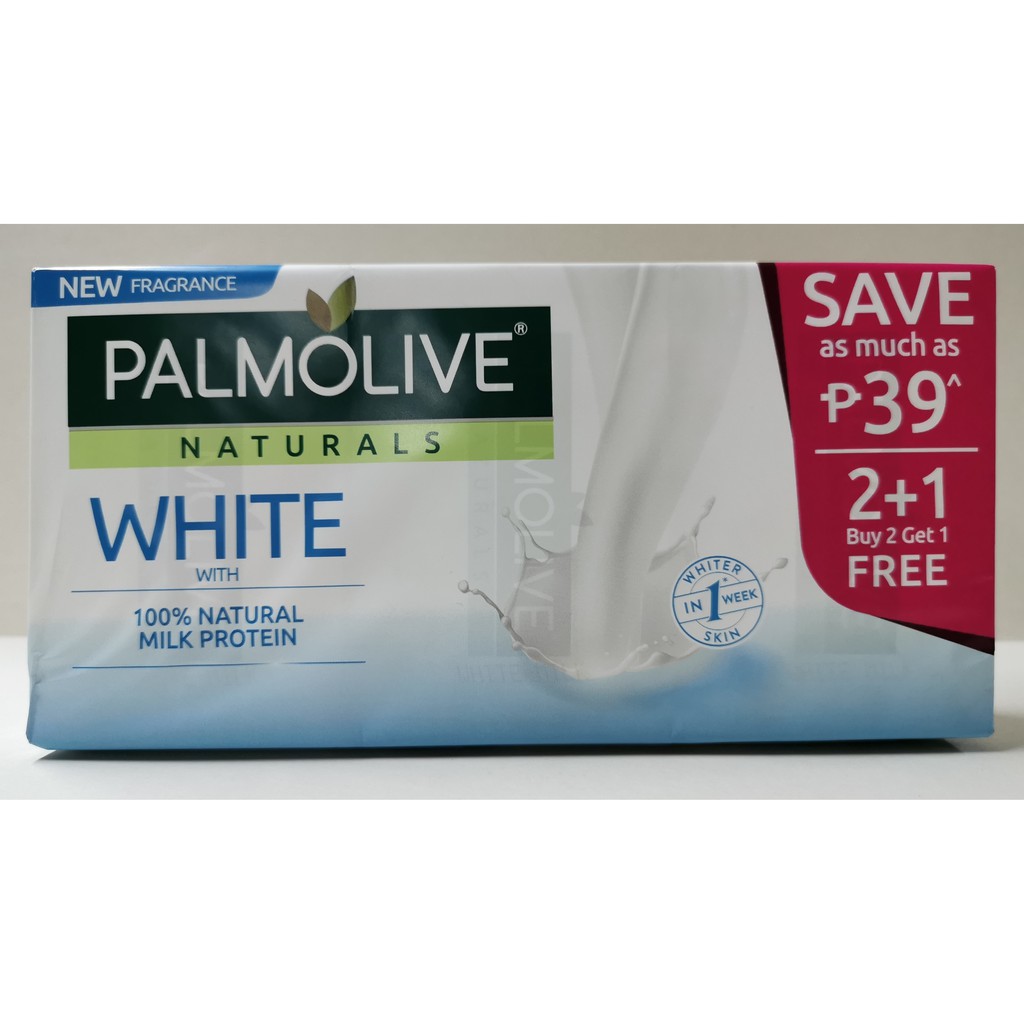 Palmolive Naturals White Milk Soap 115g BUY 2 GET 1 FREE | Shopee ...