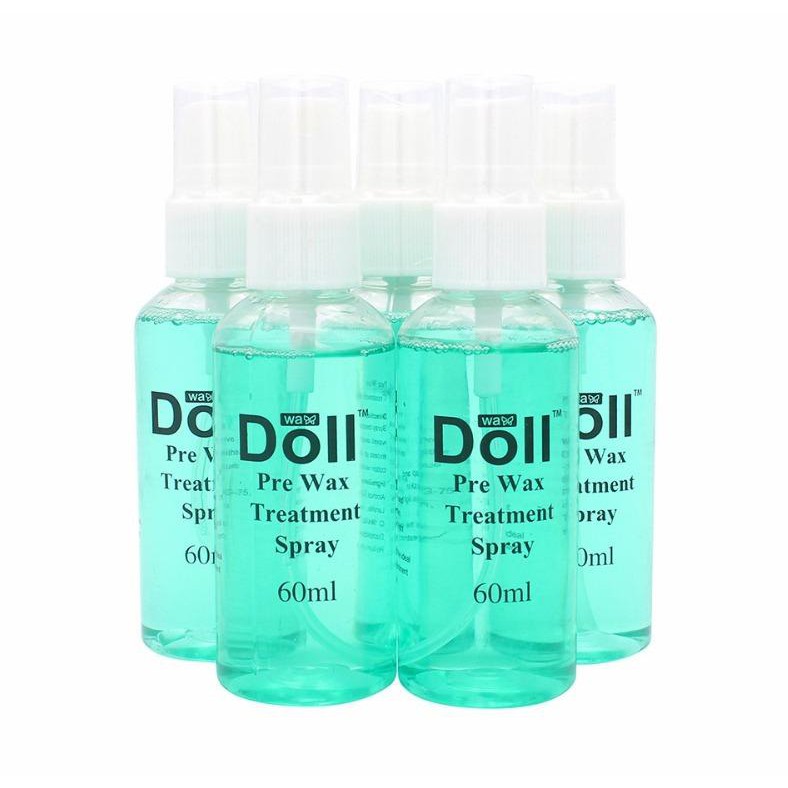 Doll Pre Wax Treatment Spray 60ML HAIR Removal Treatment (1 Bottle