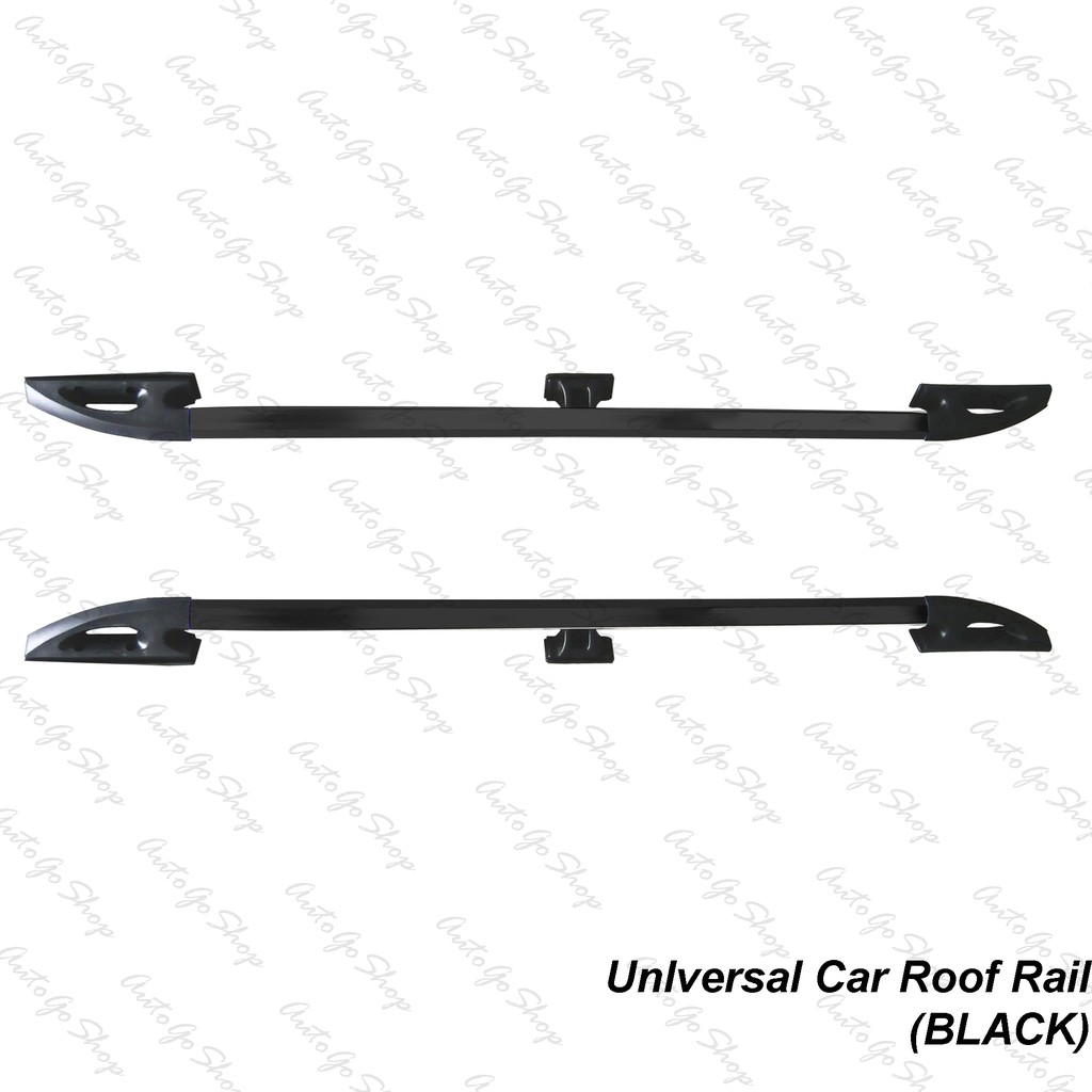 Universal Aluminum Roof Rail (BLACK) Shopee Philippines