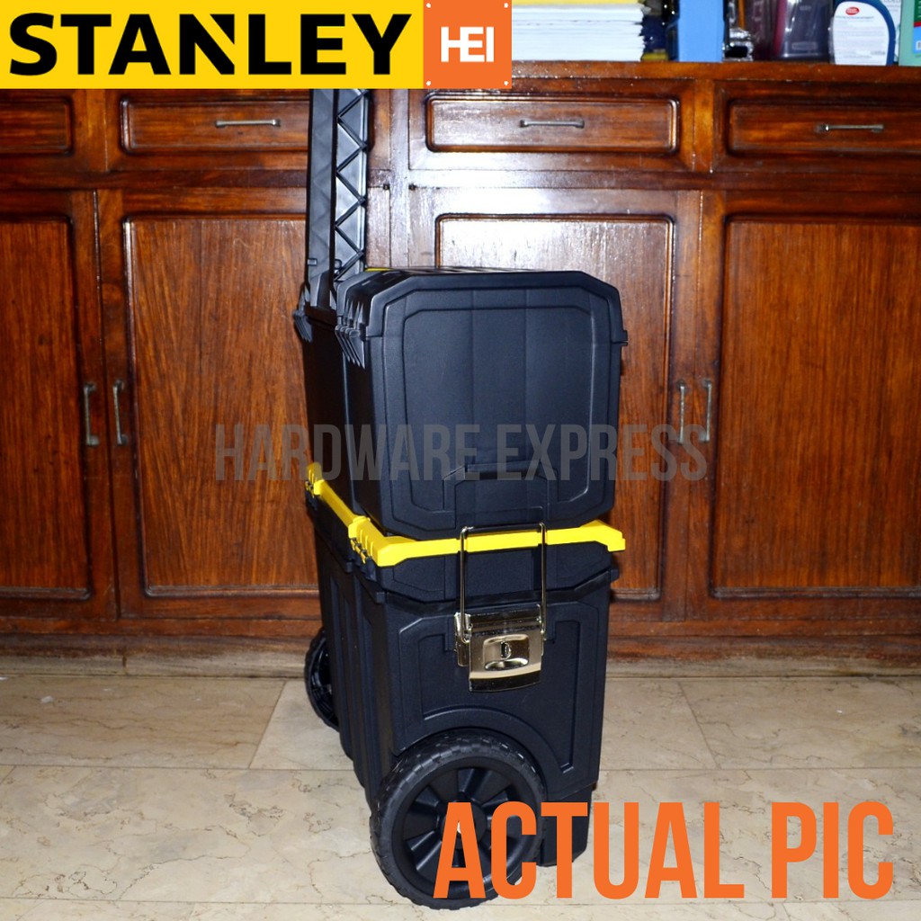 Stanley 3 in 1 Mobile Work Center Workshop Tool Cabinet w/ Wheels Mobile  Toolbox (18-613) | Shopee Philippines