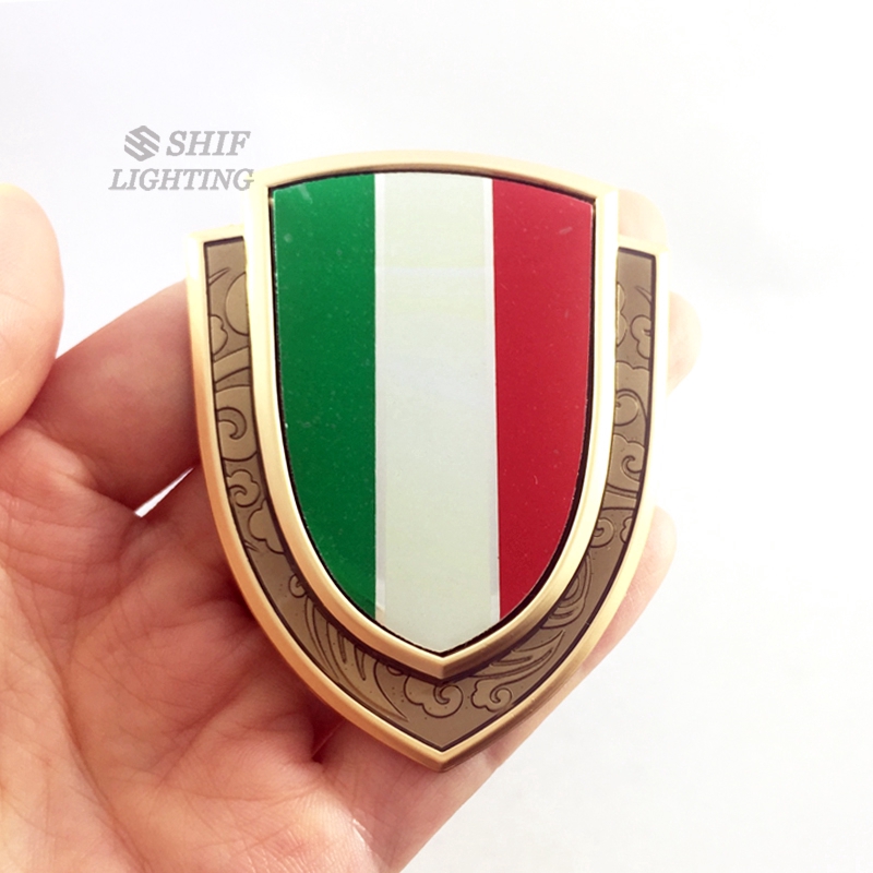 1 x Metal ITALY National Flag Logo Car Auto Decorative ...