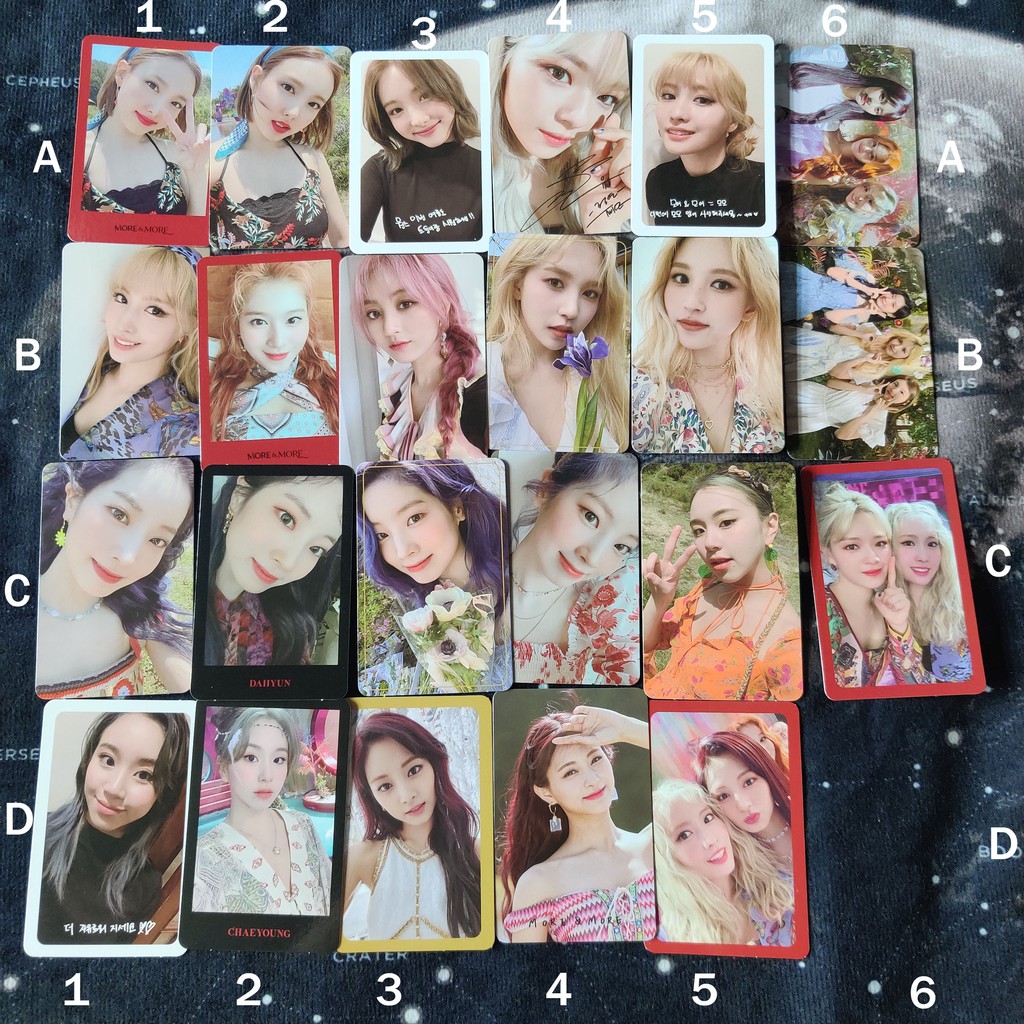 Twice Official More And More Photocards Shopee Philippines