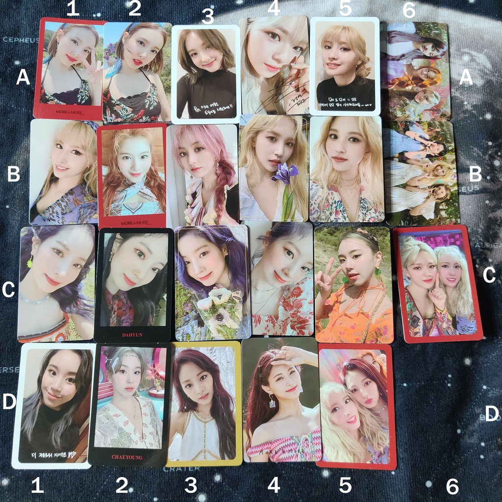 TWICE - Official More and More Photocards | Shopee Philippines