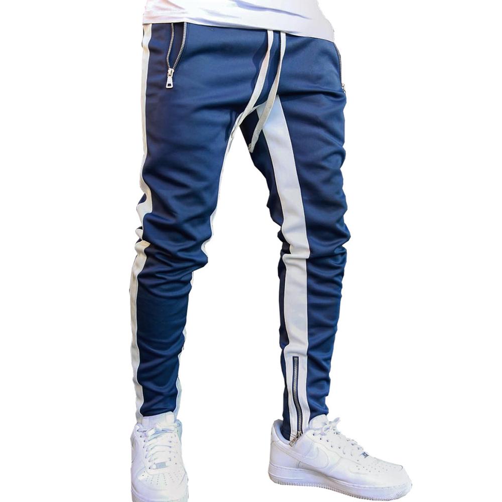 mens joggers casual pants fitness men sportswear tracksuit bottoms skinny sweatpants trousers black gyms jogger track pants
